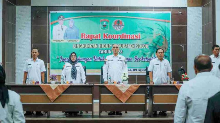 Pemkab Solok Lakukan Rakor Perlindungan dan Pengelolaan Lingkungan Hidup