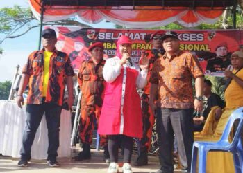 Meriahkan HUT RI Ke-78, PAC PP Tanjung Pura Kembali Gelar Perlombaan Sampan