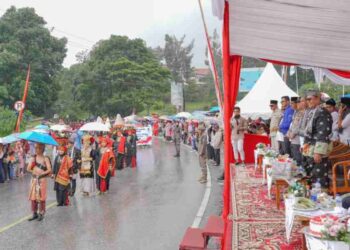 Pemkab Solok Gelar Pawai Alegoris dalam Perayaan HUT RI Ke-78