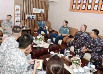 Lantamal IV Batam Terima Kunjungan Peserta Latma Eagle Indopura Ke 27 Tahun 2023