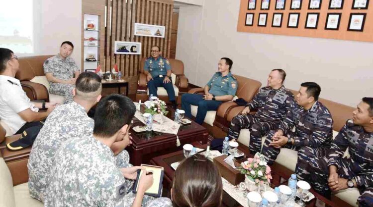 Lantamal IV Batam Terima Kunjungan Peserta Latma Eagle Indopura Ke 27 Tahun 2023