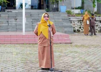 Kepala DLH Kab Solok Pimpin Apel Pagi 