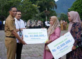 Sekda Solok Pimpin Apel Gabungan, Sekaligus Umumkan Rangkaian Pemenang Lomba HUT RI Ke-78