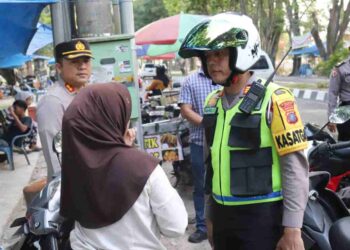 Kapolres Langkat Tinjau Langsung Operasi Zebra Toba 2023 