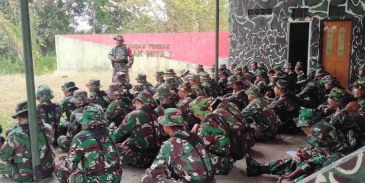 Tingkatkan Kemampuan Menembak, Kodim 0808/Blitar Gelar Latbakjatri Triwulan III Tahun 2023