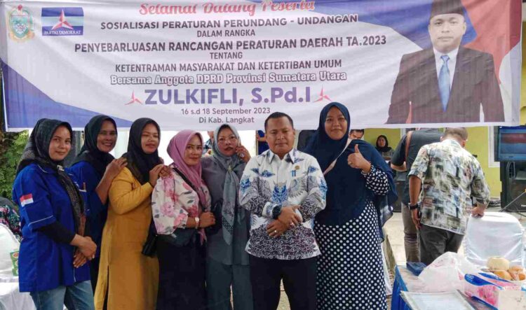 DPRD Sumut Zulkifli Lakukan Sosper di Tanjung Pura