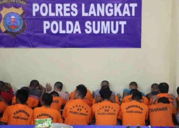 Sepekan, Polres Langkat Ungkap 26 Kasus Narkoba dengan 29 Orang Tersangka 