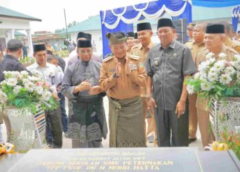 Plt Bupati Langkat bersama Pj Gubsu Hadiri Peresmian SMK Peternakan Prof DR H Mohd Hatta
