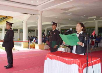 Ketua DPRD Langkat Baca Ikrar di Upacara Hari Kesaktian Pancasila