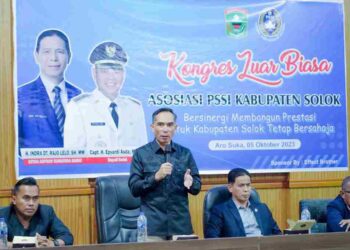 Syofriwandi Terpilih Secara Aklamasi Sebagai Ketua Askab PSSI Kabupaten Solok Tahun 2023