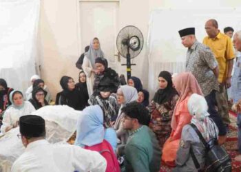 Dari Jakarta, Jenazah Dato’ Sri Syamsul Arifin Tiba di Rumah Duka di Medan Tadi Malam
