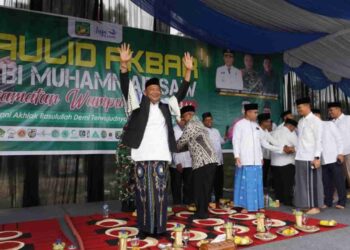 Syah Afandin Apresiasi Maulid di Kecamatan Wampu
