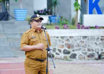 Kepala Dinas Pariwisata Kabupaten Solok Pimpin Apel Pagi ASN