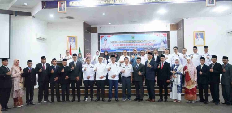 Bupati Solok Lantik 41 Orang Pejabat, Diantaranya Eselon IIIa, IIIb, IVa, dan Eselon IVb