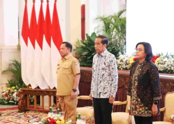 Pj. Gubernur Sultra Bersama Kapala Daerah Se-Indonesia Terima Arahan Presiden RI