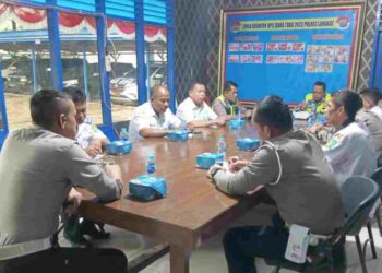 Menyambut Natal dan Tahun Baru, Sat Lantas Polres Langkat Rekayasa Lalulintas