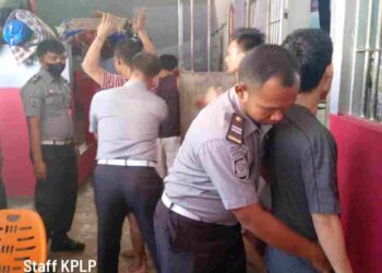 Komit Wujudkan Anti Halinar, LPN Kelas IIA Langkat Kanwil Kemenkumham Sumut Getol Gelar Razia
