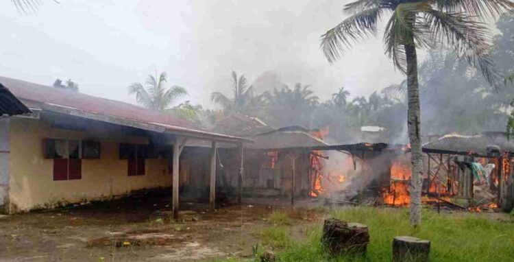 Tiga Rumah di Langkat Terbakar Menjelang Siang