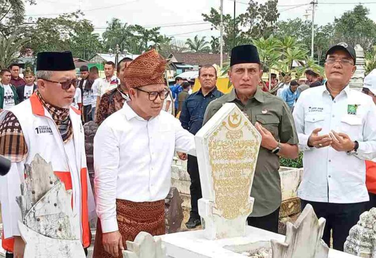 Polres Langkat Beri Pengamanan Kunjungan Cawapres H. Abdul Muhaimin Iskandar di Langkat