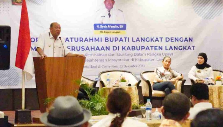 Silaturahmi dengan Pimpinan Perusahaan, Syah Afandin Ajak Bersama Mengeluarkan CSR