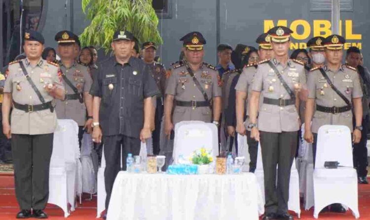 Plt Bupati Langkat dan Kapolda Sumut Hadiri Penutupan Pendidikan Bintara Polri SPN Hinai