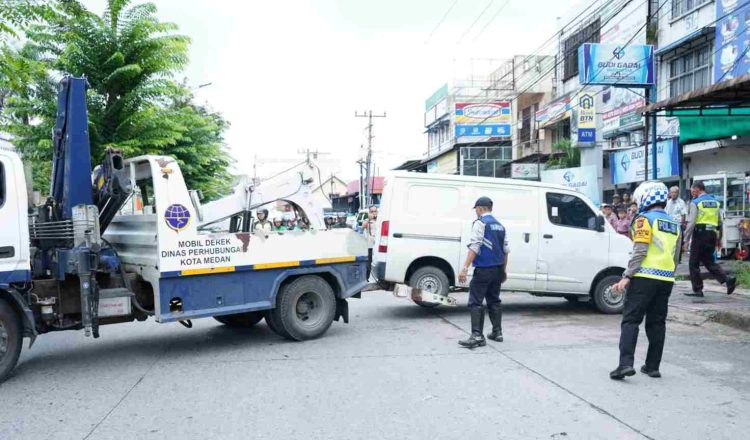 Warga Apresiasi Polda Sumut Tindak Angkutan Umum Melanggar Lalulintas Bikin Macet