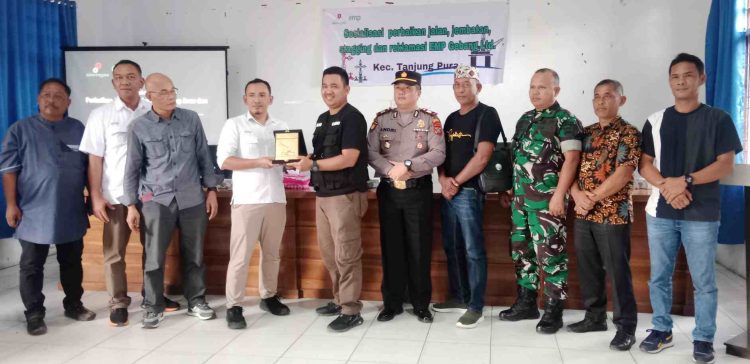 EMP Gebang Limited Sosialisasikan Pembangunan Insfratruktur di Tanjung Pura