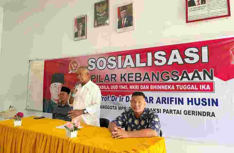 Djohar Arifin Anggota MPR RI Lakukan Sosialisasi 4 Pilar Kebangsaan di Gebang