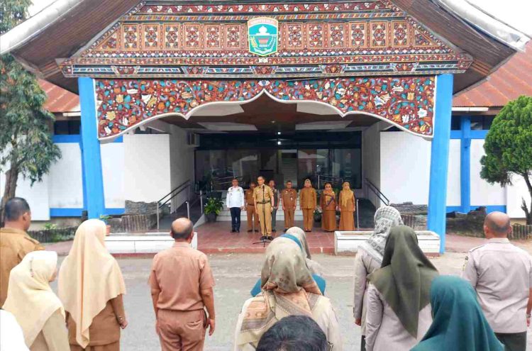 Sekdakab Solok Pimpin Apel ASN di Koto Baru