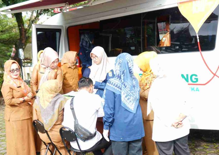 Laksanakan Apel Gabungan, Setdakab Solok: Pelaksaan Kegitan Harus Sesuai dengan Tahapan