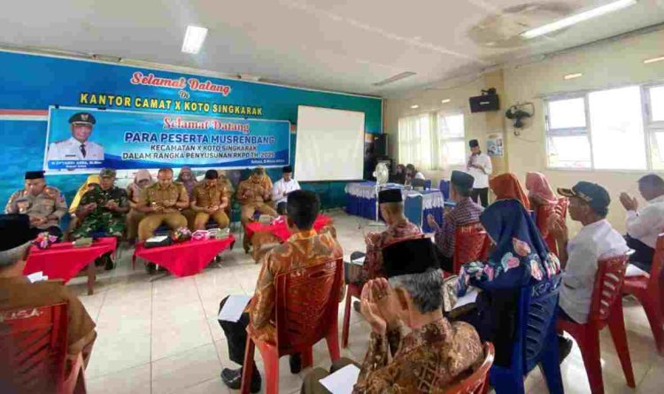 Bupati Solok Buka Kegiatan Musrenbang Tingkat Kecamatan