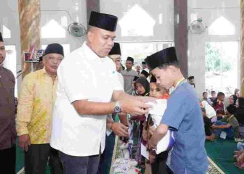 Pj Bupati Langkat Puji Kinerja Kades dan BPAY Desa Banyumas