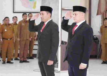 Pj Bupati Lantik Pejabat Eselon II di Langkat, Termasuk Kadis Komimfo