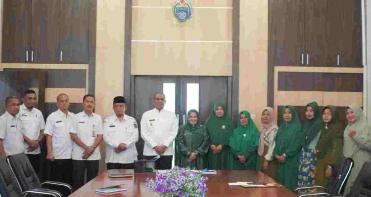 Pj Bupati Langkat Terima Audensi Majelis Taklim dan Zikir Al-Haura Sumut