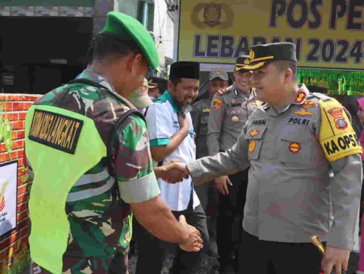 Kapolres Langkat Cek Pos Yan Operasi Ketupat Toba 2024