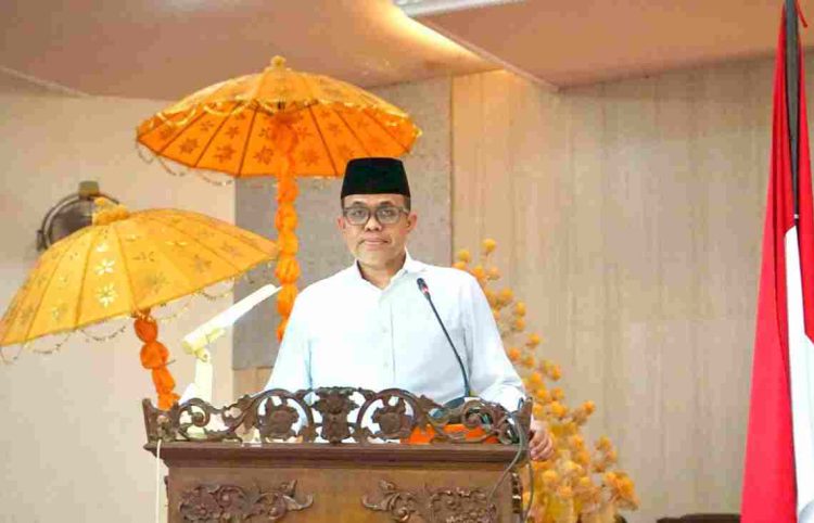 Rapat Paripurna DPRD, Pj Bupati Langkat Ajak Kolaborasi Membangun Langkat Bersama