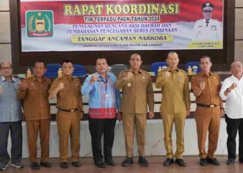 Pemkab Langkat Gelar Rakor Tim Terpadu P4GN Tahun 2024