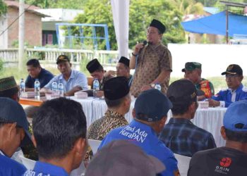 Wakil Ketua DPRD Kabupaten Langkat Antoni melaksanakan reses masa sidang II tahun ke V tahun anggaran 2024 di Desa Tanjung Putus, Kecamatan Padang Tualang, Langkat. (Red-Dberita.id)