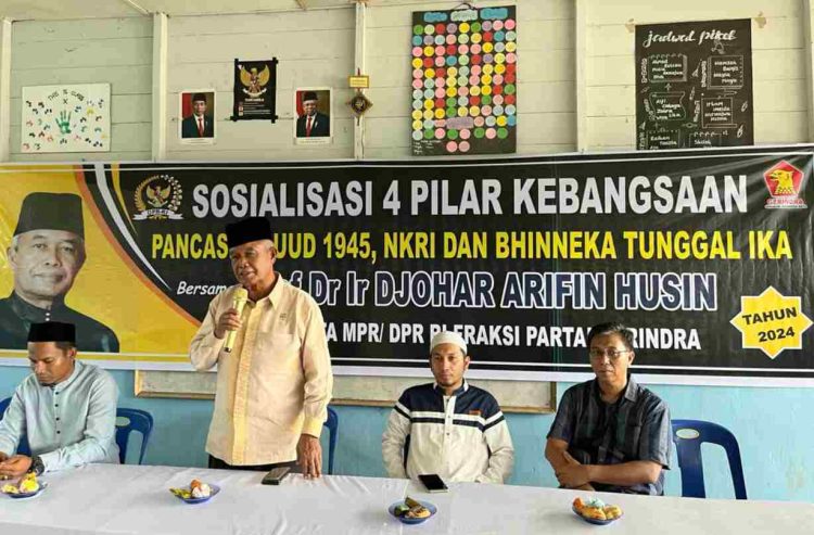 Djohar Arifin, Anggota MPR-DPR RI Gelar Kegiatan 4 Pilar Kebangsaan di Ponpes Nursaadah Pangkalan Susu
