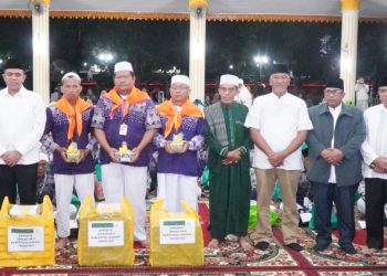 Pj Bupati Langkat Lepas 113 Jemaah Calon Haji Kloter 7 Ba’da Shubuh