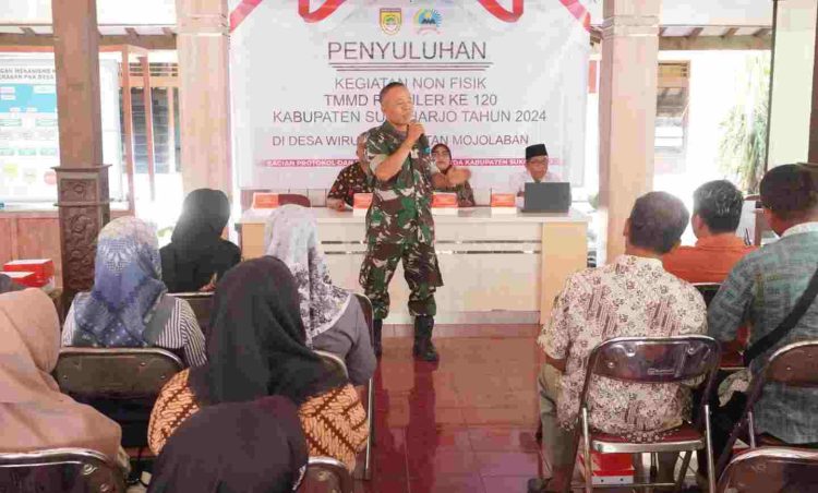 TMMD Reg Ke-120 Kodim 0726/Sukoharjo Sosialisasi Pencegahan Pernikahan Usia Dini