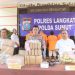 Polres Langkat Tangkap 66 Tersangka dari 57 Kasus Narkoba Selama Mei 2024