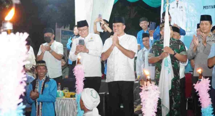 Pj Bupati Langkat Faisal Hasrimy Lepas 90 Tim Peserta “FESPOTA” Kecamatan Stabat