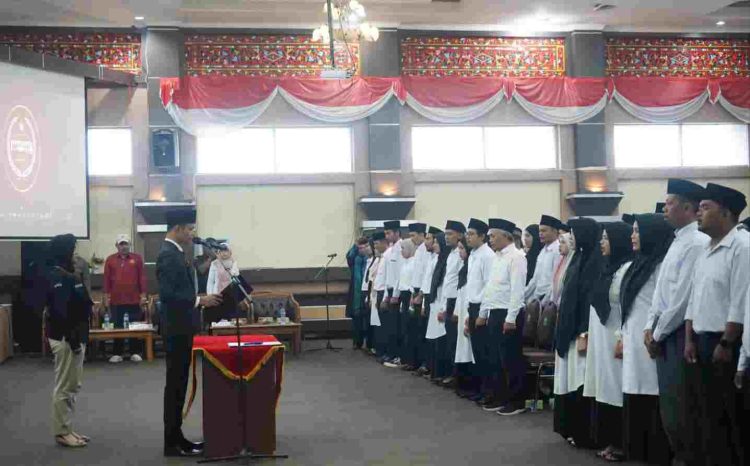 PPK dan PPS untuk PSU pada Pemilu Anggota DPD RI Provinsi Sumatera Barat Tahun 2024 di Lantik