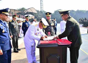 108 Perwira Prajurit Karier TNI AL TA 2024 Resmi Dilantik Panglima TNI