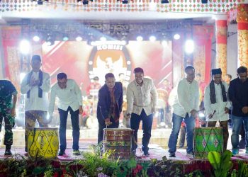 Peluncuran Tahapan Pemilihan Bupati dan Wakil Bupati Solok Tahun 2024 Digelar di Dermaga Danau Singkarak