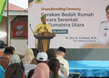 Langkat Dapat Bantuan RLTH 50 Unit dari Pemprovsu