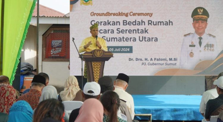 Langkat Dapat Bantuan RLTH 50 Unit dari Pemprovsu