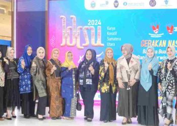 Pj Ketua PKK Langkat Ikut Ramaikan Karya Kreatif Sumatera Utara di Delipark