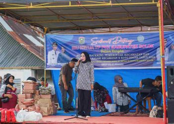 Ketua TP PKK Kabupaten Solok Hadiri Family Gathering di Jorong Talago Laweh Nagari Sulit Air